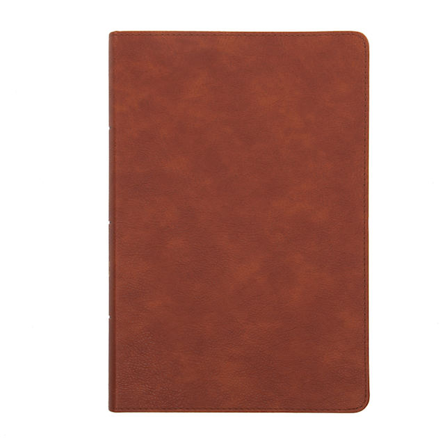 NASB Giant Print Reference Bible, Burnt Sienna LeatherTouch