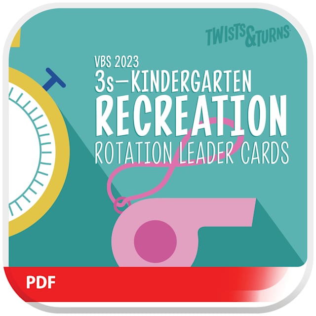 VBS 2023 3s–Kindergarten Recreation Cards Digital