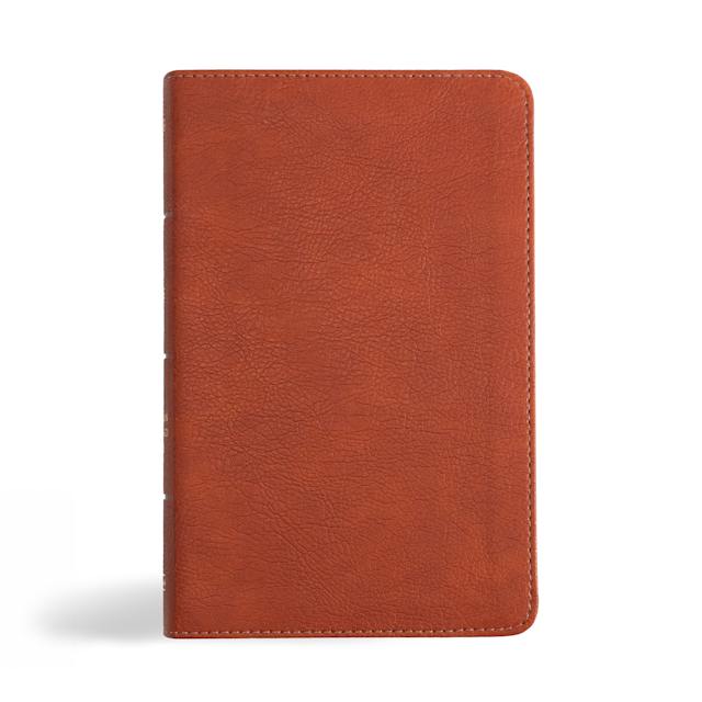 NASB Personal Size Bible, Burnt Sienna LeatherTouch