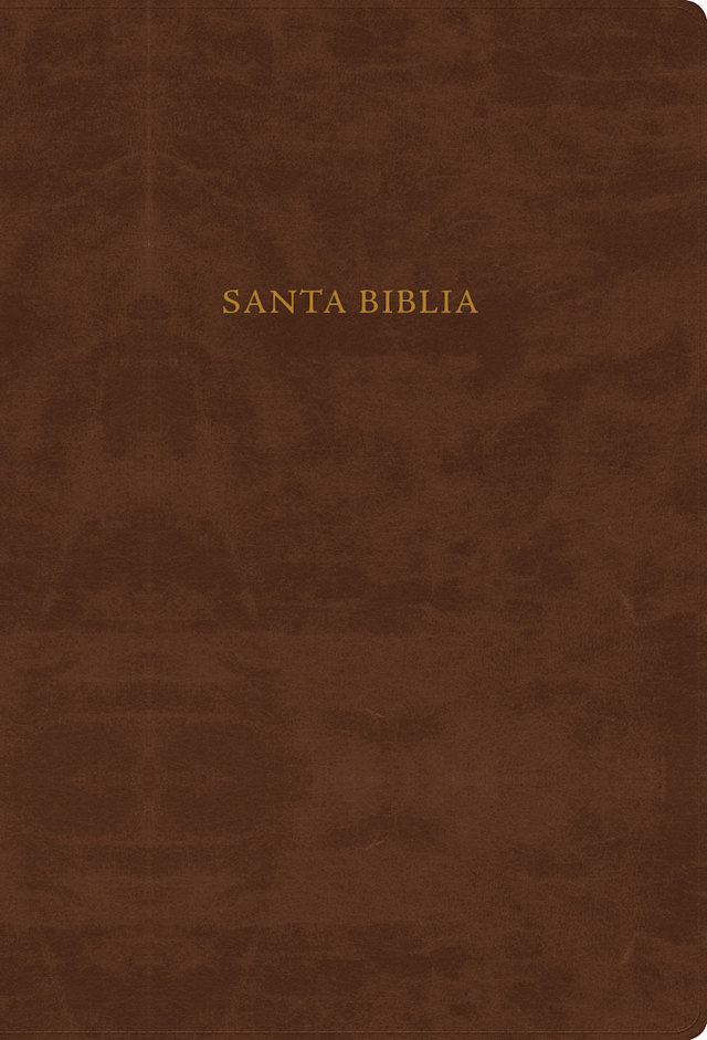 RVR 1960 Biblia de estudio Scofield, chocolate imitación piel
