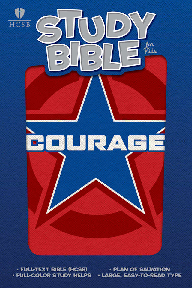 eBook - HCSB Study Bible for Kids, Courage