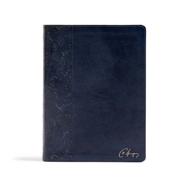 CSB Spurgeon Study Bible, Navy LeatherTouch
