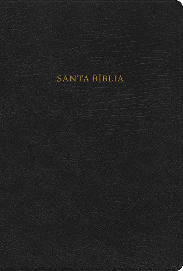 RVR 1960 Nueva Biblia de estudio Scofield, negro piel fabricada