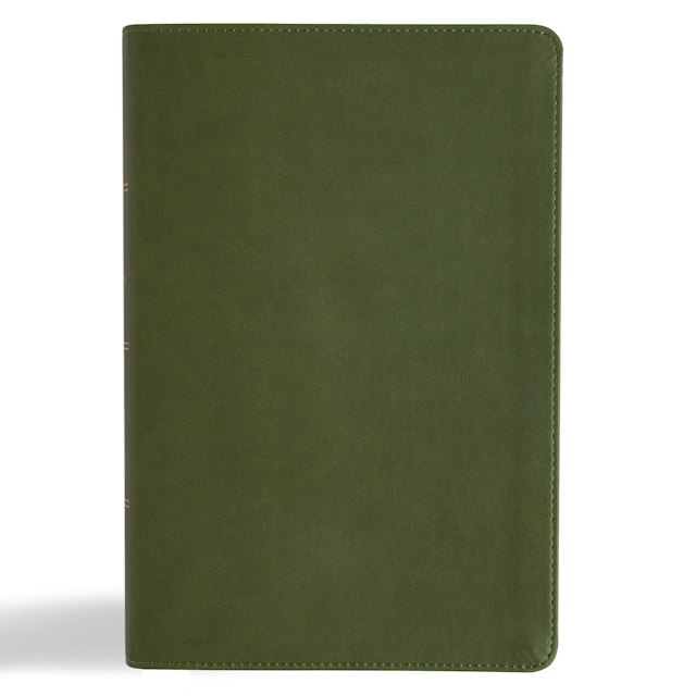 CSB Oswald Chambers Bible, Olive LeatherTouch