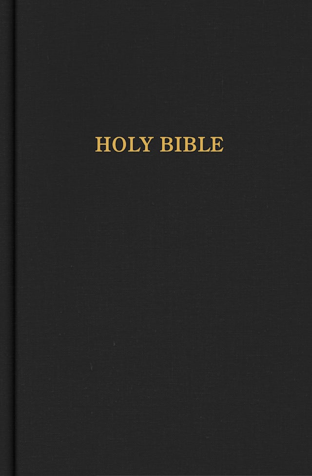 KJV Study Bible, Personal Size Edition, Black Cloth Over Board