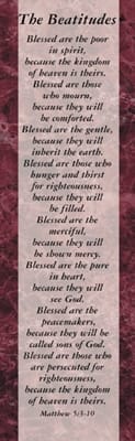 General Worship Bookmark: Beatitudes (Package of 25)