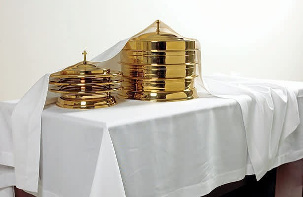 Communion Element Cover - White