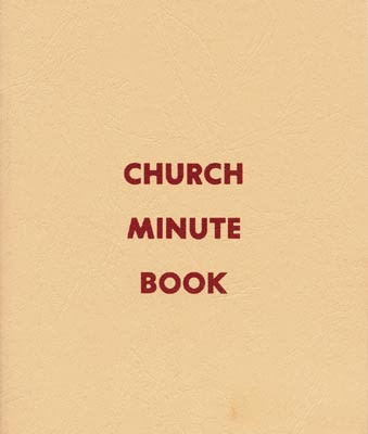 Church Minute Book