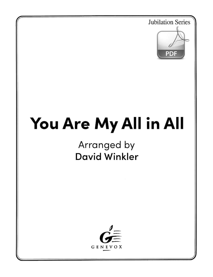 You Are My All in All - Downloadable Orchestra Feature