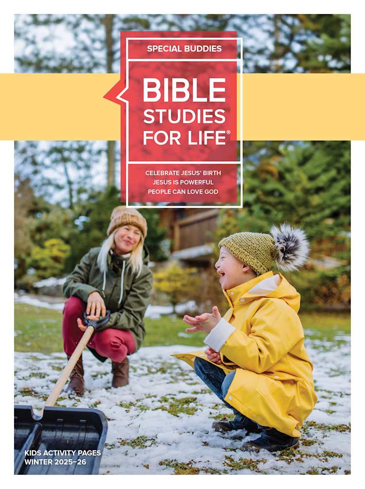 Bible Studies For Life: Kids Special Buddies Kids Activity Pages Winter 2026
