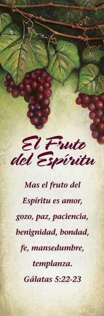 Marcador de adoración general: El fruto del espiritu (Paquete de 25)