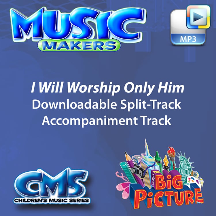 I Will Worship Only Him - Downloadable Split-Track Accompaniment Track