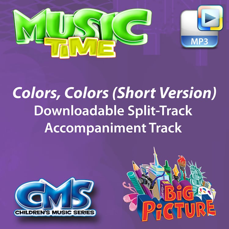 Colors, Colors (Short Version) - Downloadable Split-Track Accompaniment Track