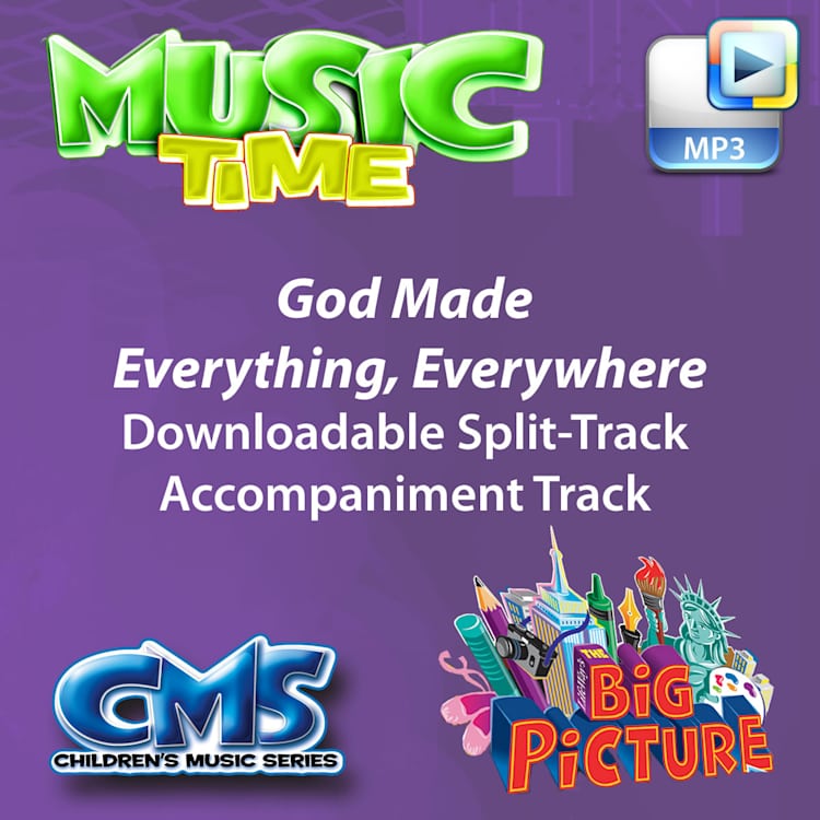 God Made Everything, Everywhere - Downloadable Split-Track Accompaniment Track