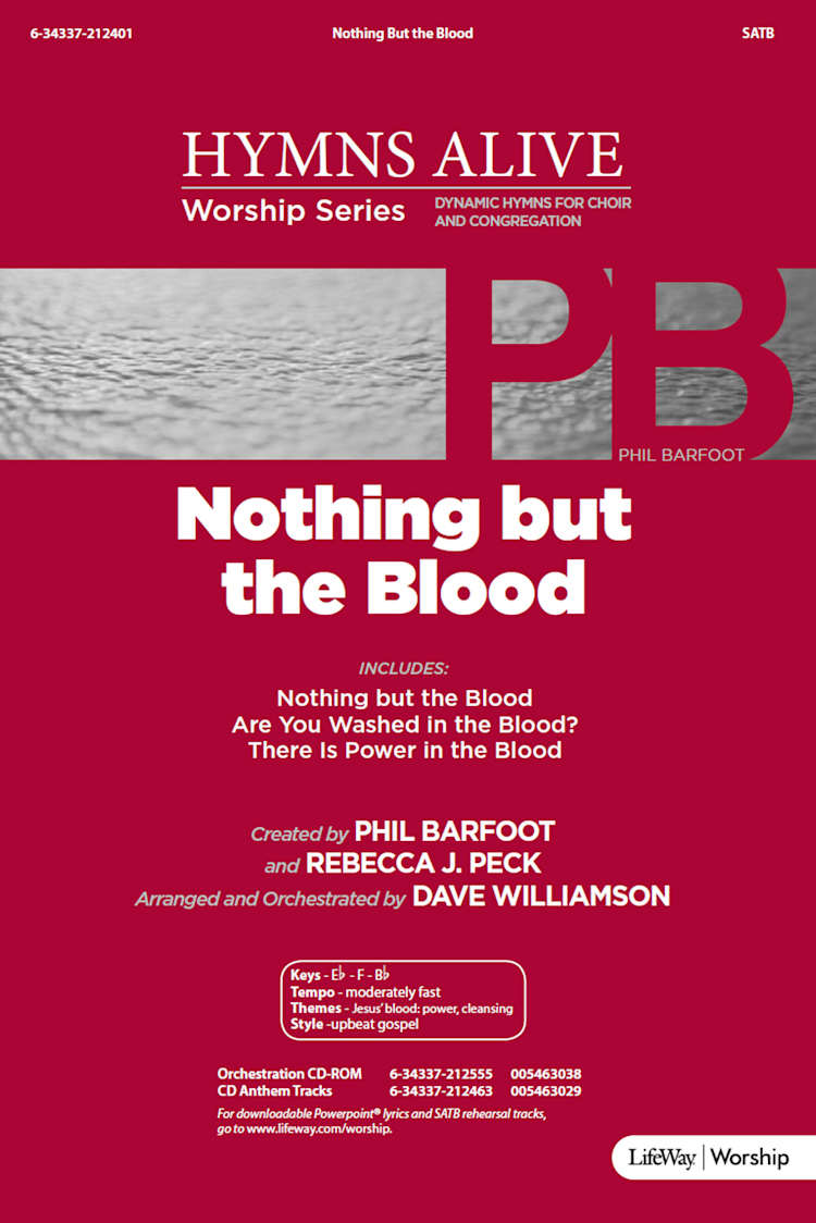 Nothing But the Blood - Downloadable Lyric File