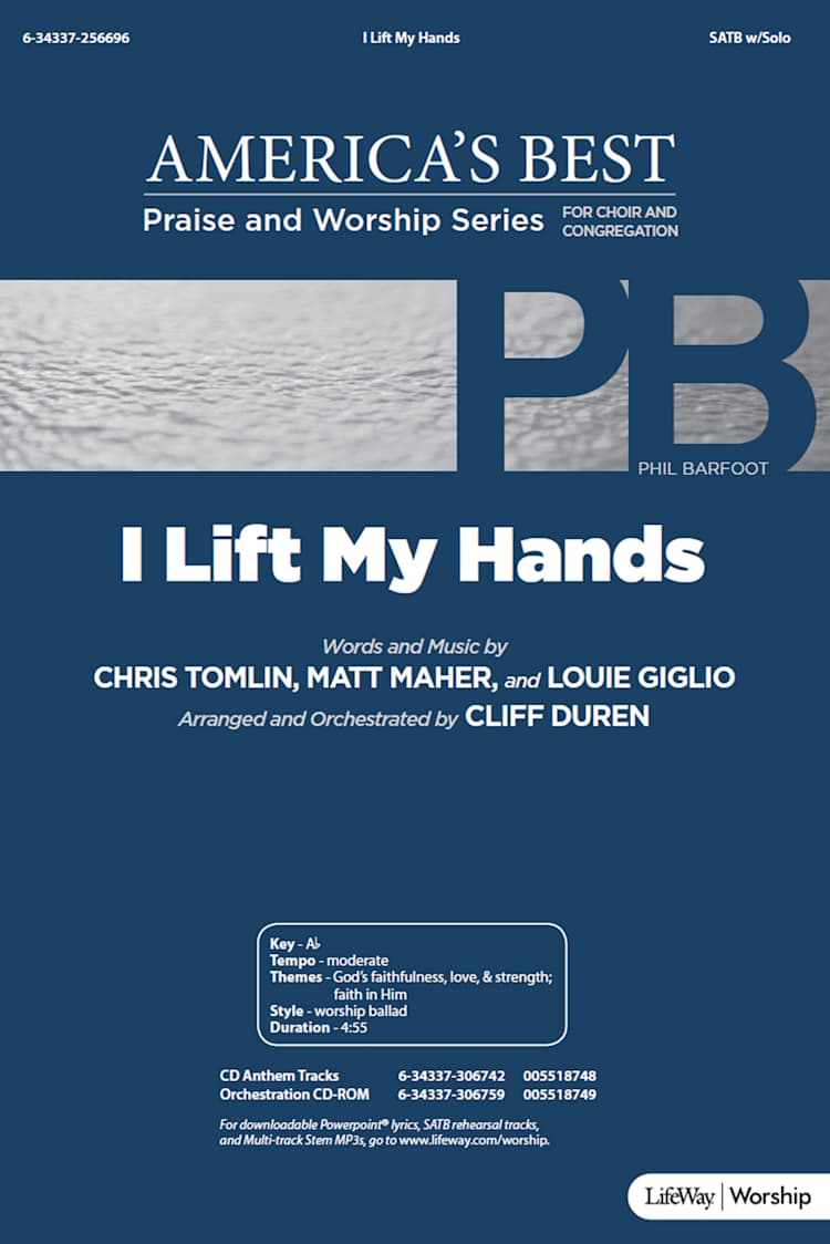 I Lift My Hands - Downloadable Lyric File