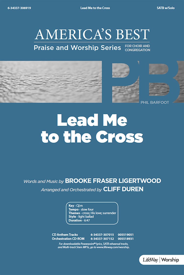 Lead Me to the Cross - Downloadable Lyric File