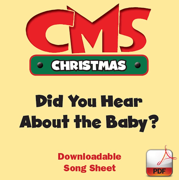 Did You Hear About the Baby - Downloadable Song Sheet