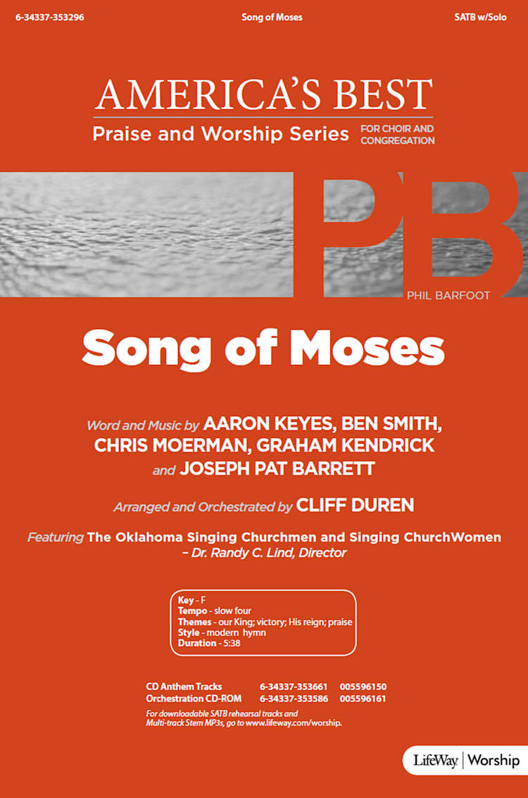 Song of Moses - Downloadable Lyric File