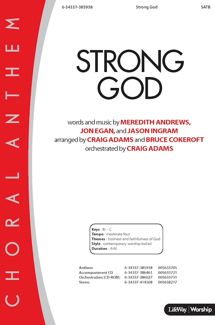 Strong God - Downloadable Split-Track Accompaniment Track