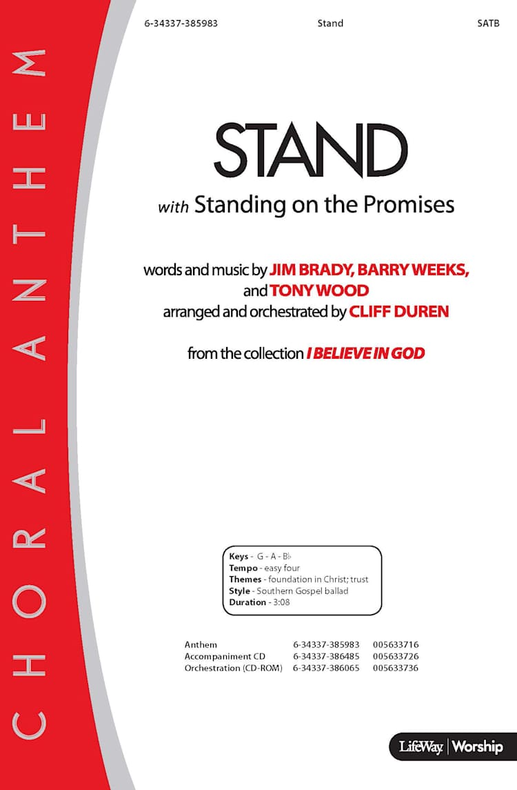 Stand with Standing on the Promises - Downloadable Anthem (Min. 10)