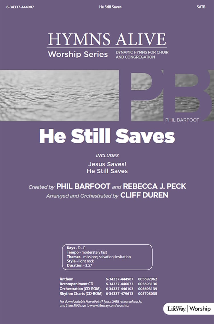 He Still Saves with Jesus Saves - Downloadable Lyric File