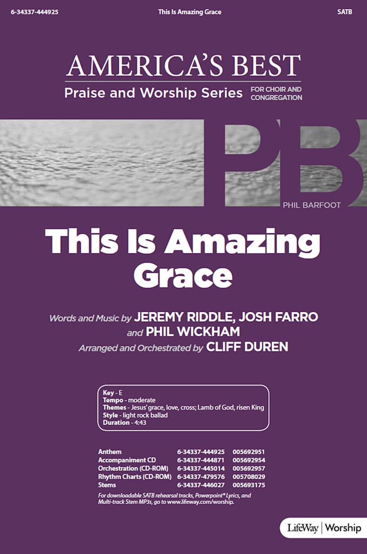 This Is Amazing Grace - Downloadable Lyric File