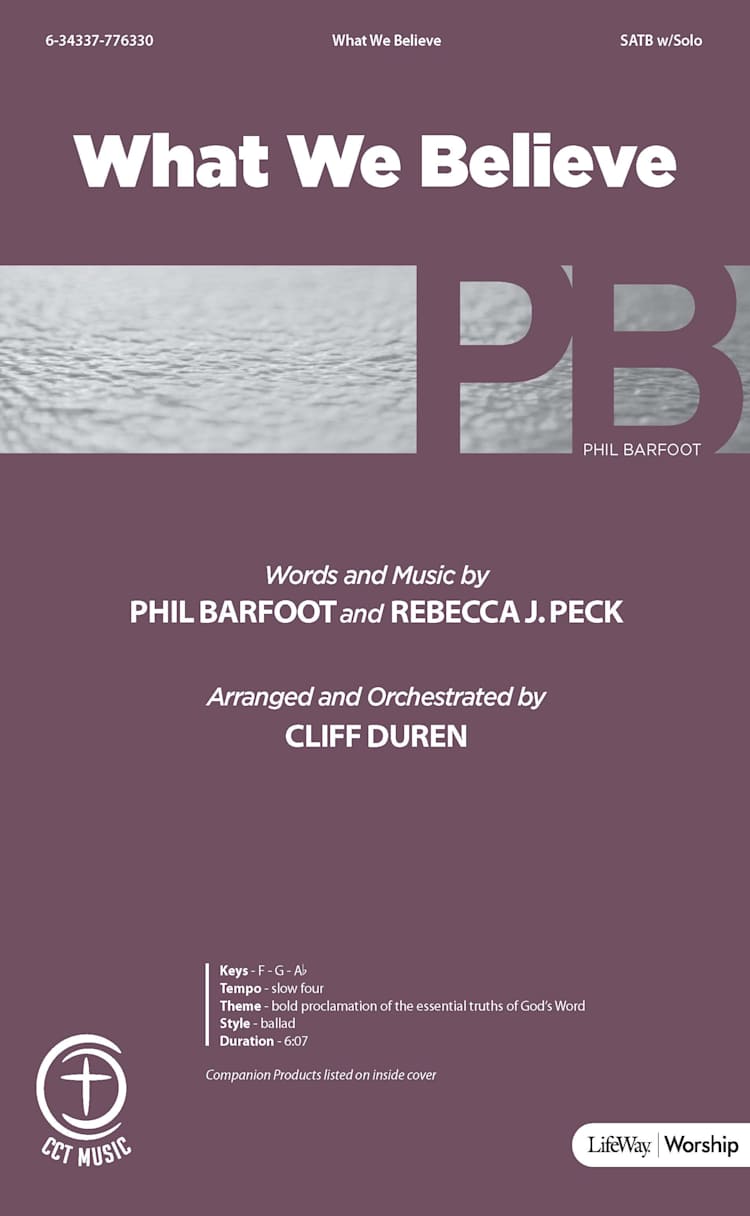 What We Believe - Downloadable Split-Track Accompaniment Track