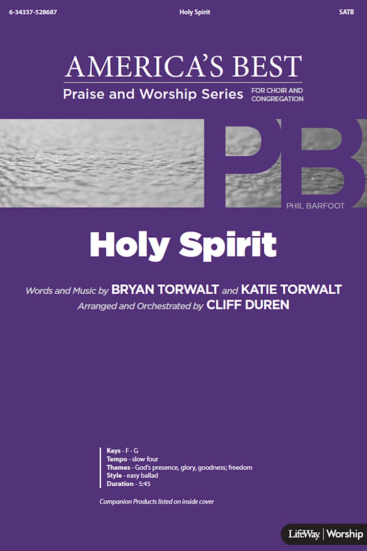 Holy Spirit - Downloadable Lyric File