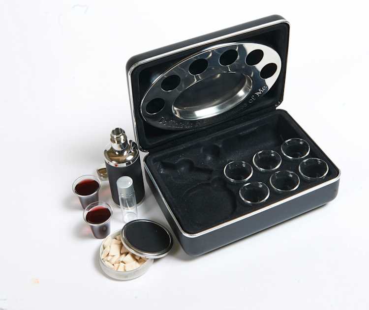 Legacy Portable Communion Set with Anointing Oil Bottle