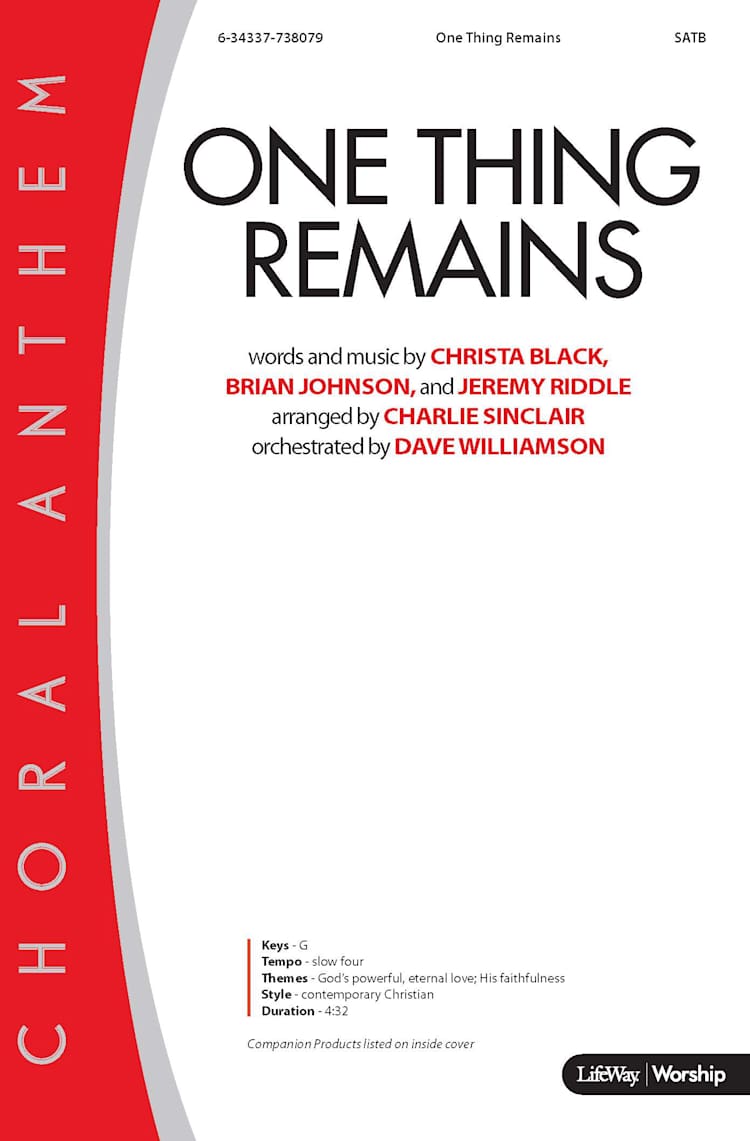 One Thing Remains - Downloadable Listening Track