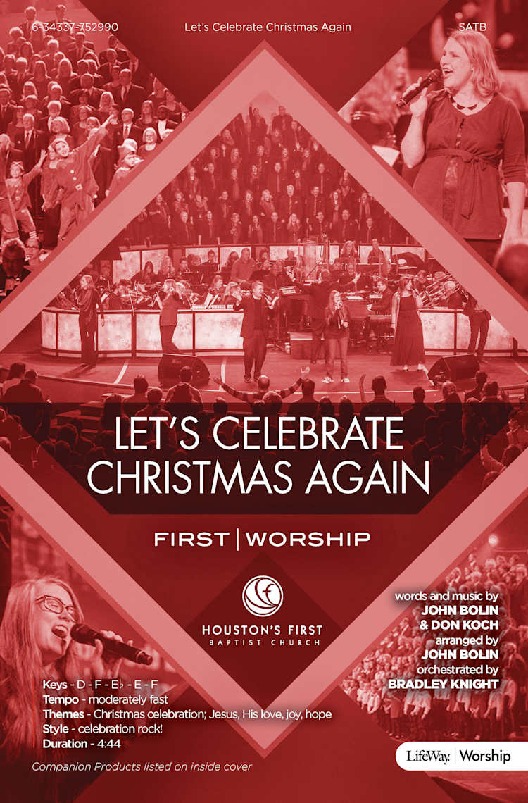 Let's Celebrate Christmas Again - Downloadable Bass Rehearsal Track