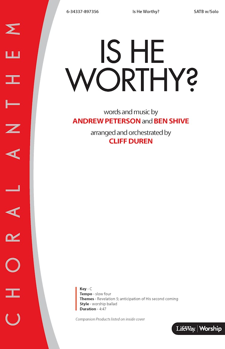 Is He Worthy? - Downloadable Tenor Rehearsal Track
