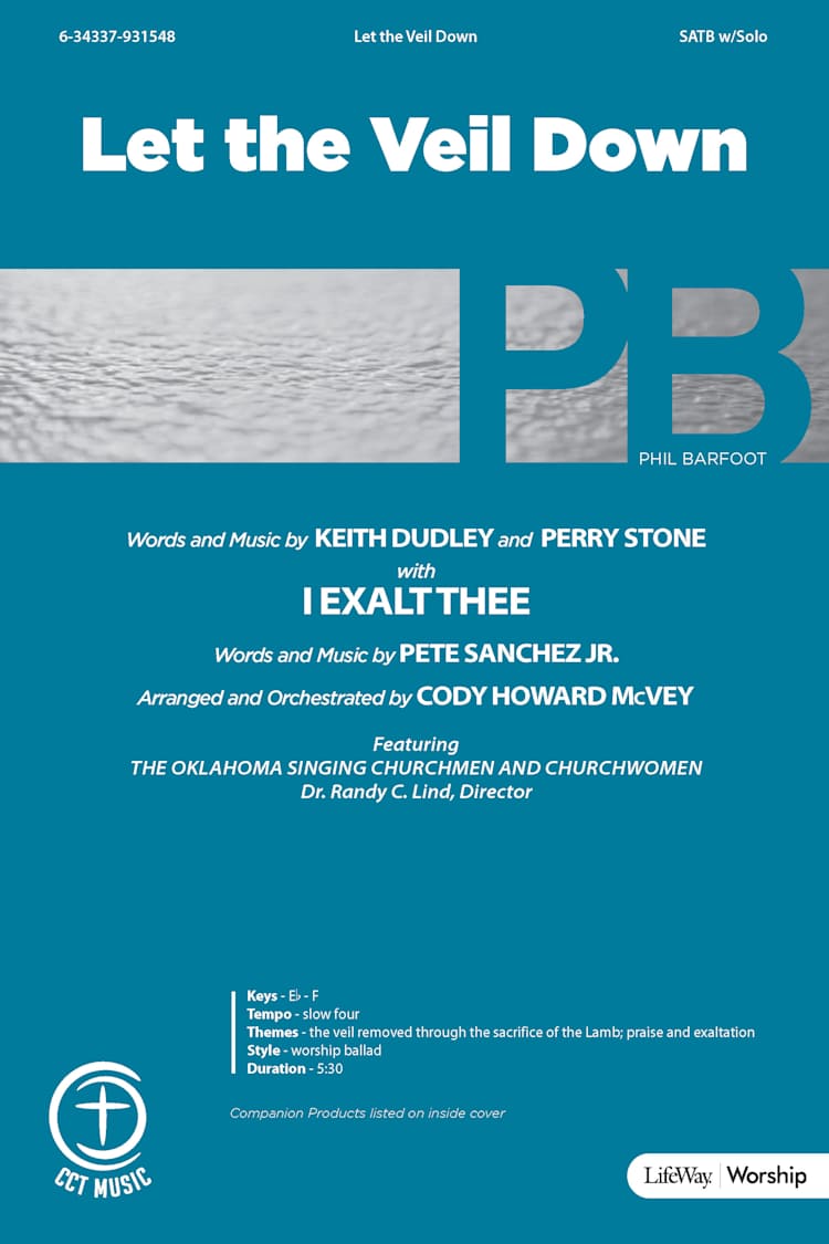 Let the Veil Down with I Exalt Thee - Downloadable Orchestration