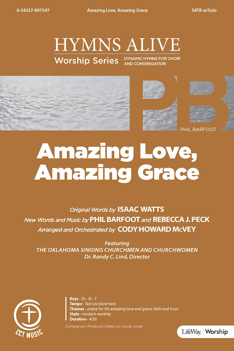 Amazing Love, Amazing Grace - Anthem Accompaniment CD