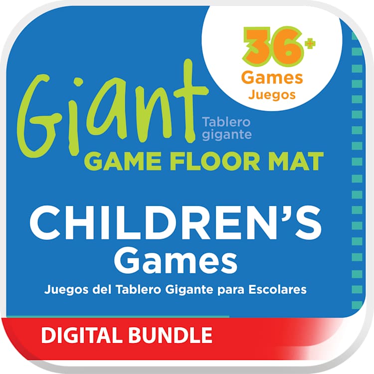 Giant Game Floor Mat - Children’s Games Digital Downloads