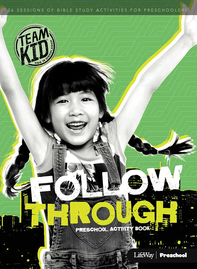 TeamKID: Follow Through - Preschool Activity Book