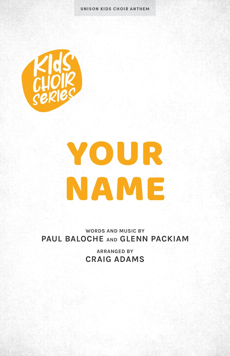 Your Name - Downloadable Lesson Plan