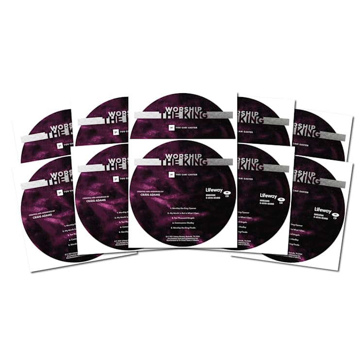 Worship the King - Bulk Listening CDs (Pack of 10)
