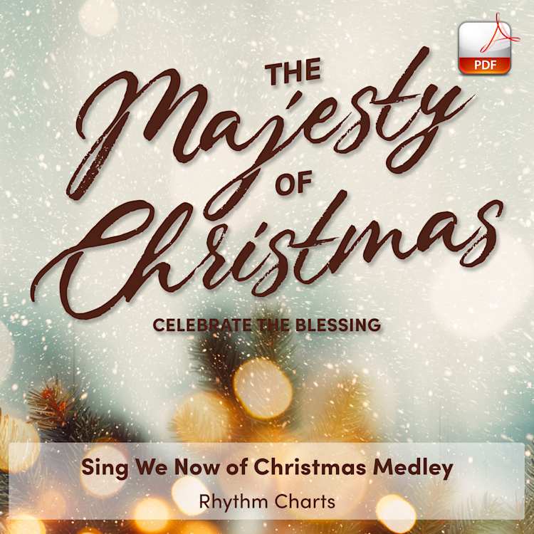 Sing We Now of Christmas Medley - Downloadable Rhythm Charts