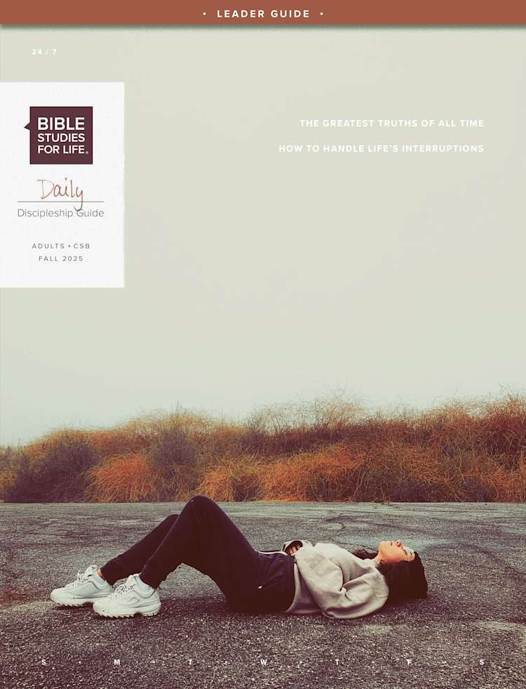Bible Studies for Life: Adult Daily Discipleship Leader Guide - CSB - Fall 2025