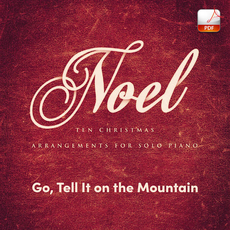Go, Tell It on the Mountain - Downloadable Keyboard Arrangement