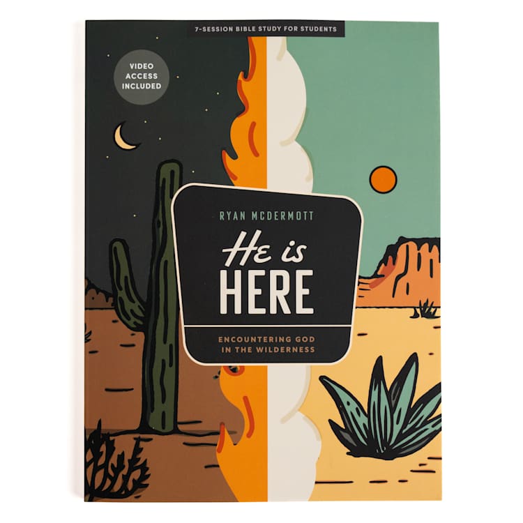 He Is Here - Teen Bible Study Book with Video Access
