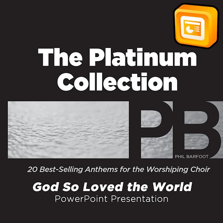 God So Loved the World - Downloadable Lyric File