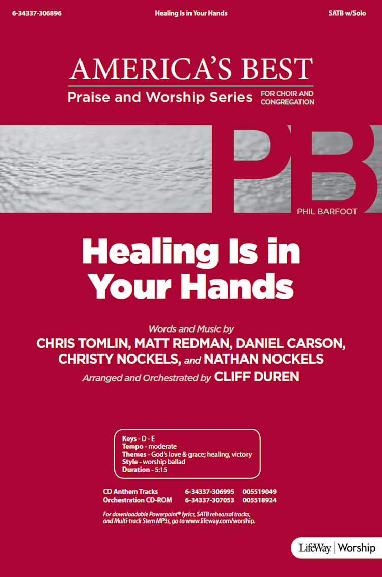 Healing Is in Your Hands - Downloadable Lyric File