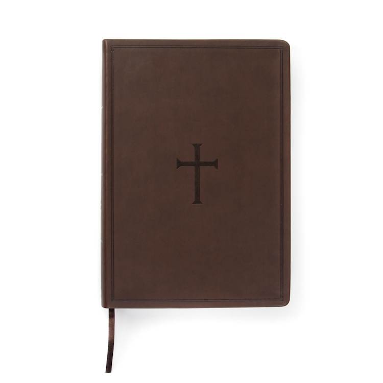 CSB Super Giant Print Reference Bible, Value Edition, Brown LeatherTouch