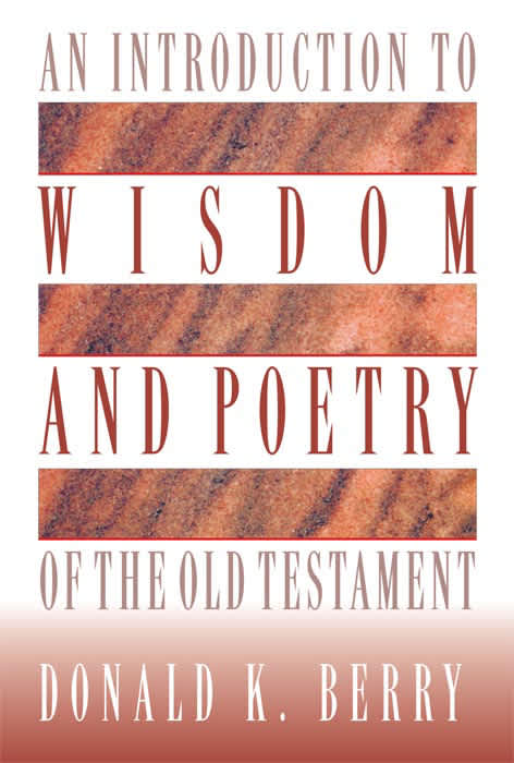 eBook - An Introduction to Wisdom and Poetry of the Old Testament