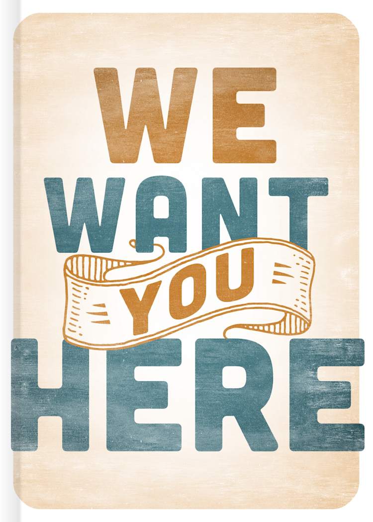 eBook - We Want You Here