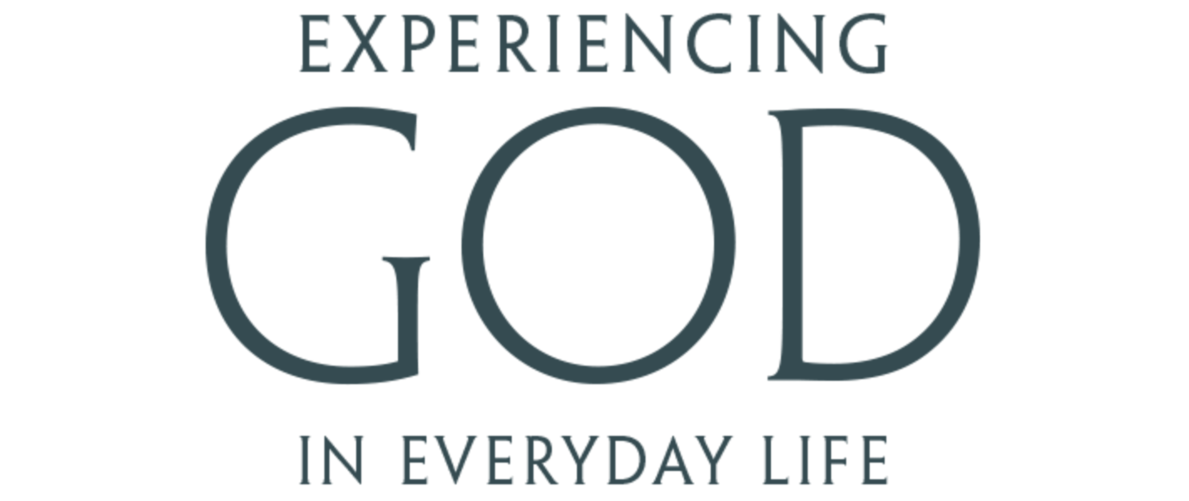 Experiencing God in Everyday Life