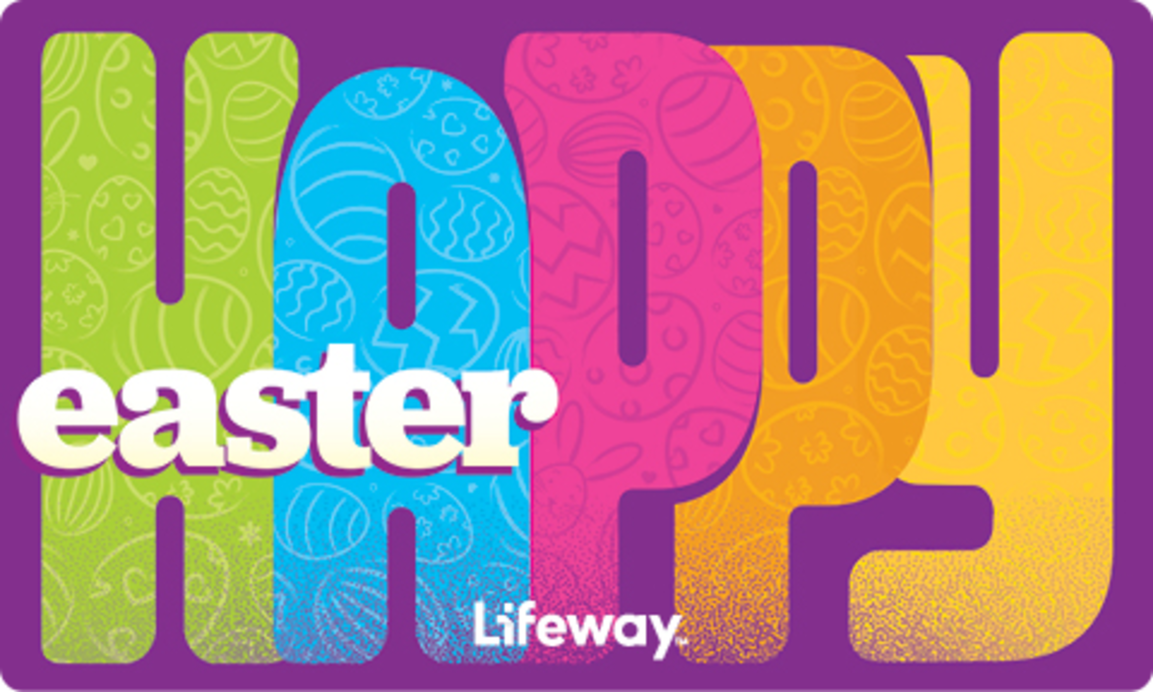 Easter themed Lifeway gift card